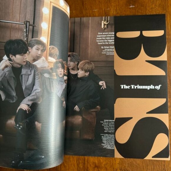 NEW - BTS Rolling Stone Magazine - Picture 6 of 6